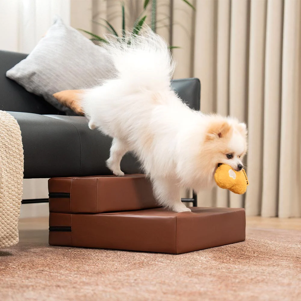 Waterproof Washable PU Leather Modular Multi-Level Pet Stairs - Holidayae