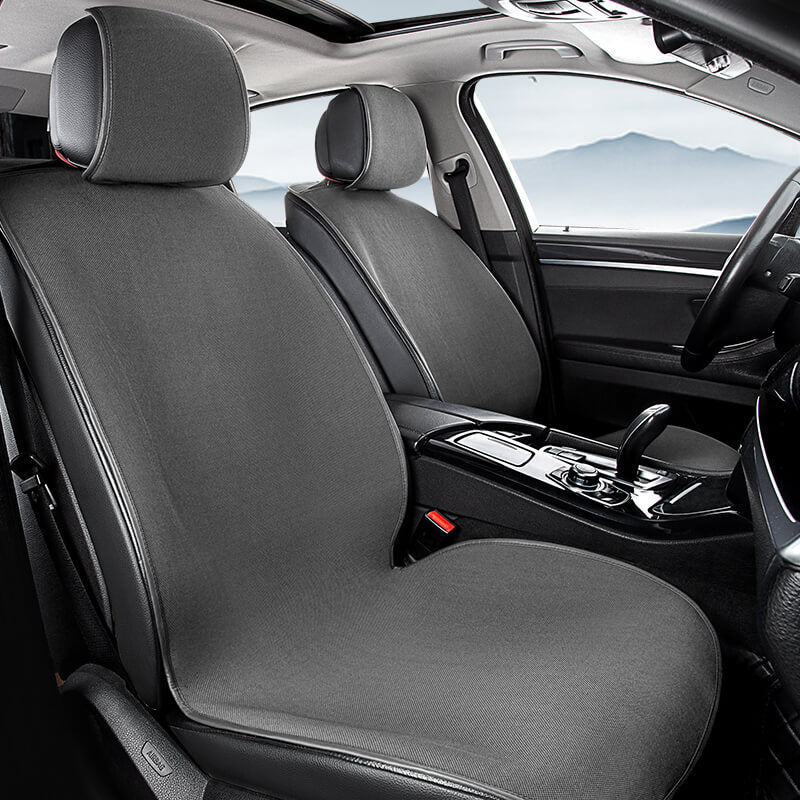 Chenille Anti-scratch Breathable Seat Protective Front Car Seat Cover Full Set - Holidayae