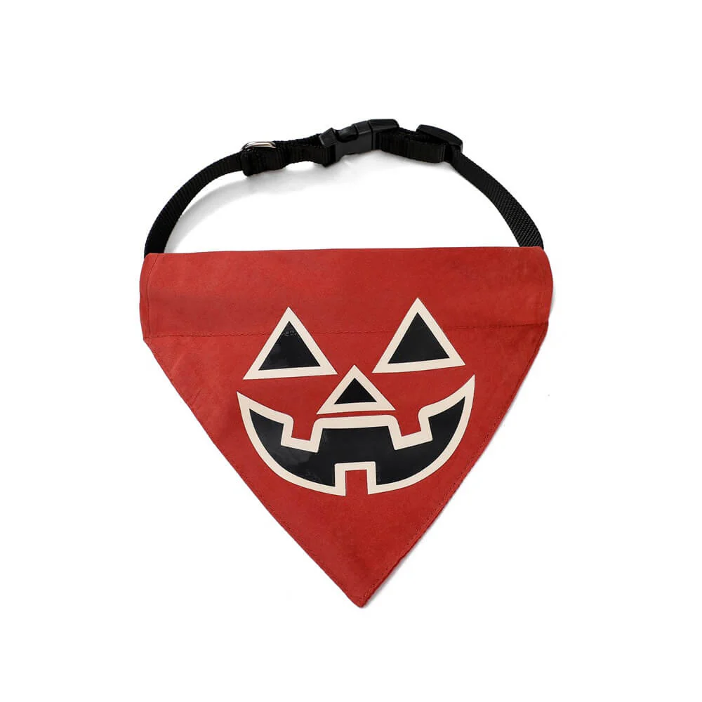 Luminous Halloween Pet Bandana | Glowing Triangle Pet Bib & Collar - Holidayae