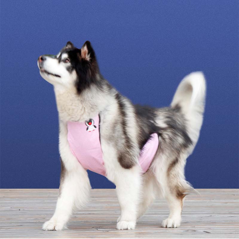 Waterproof Plaid Pet Slobber Bib Dog Belly Cover - Holidayae