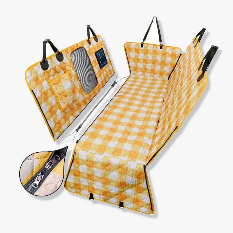 Cationic Fabric Oxford Fabric Waterproof Scratch Resistant Dog Car Seat Covers - Holidayae