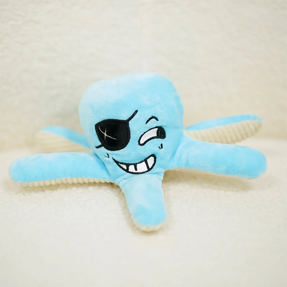 Chew-Resistant Squeaky Dog Toy - Ocean World - Holidayae