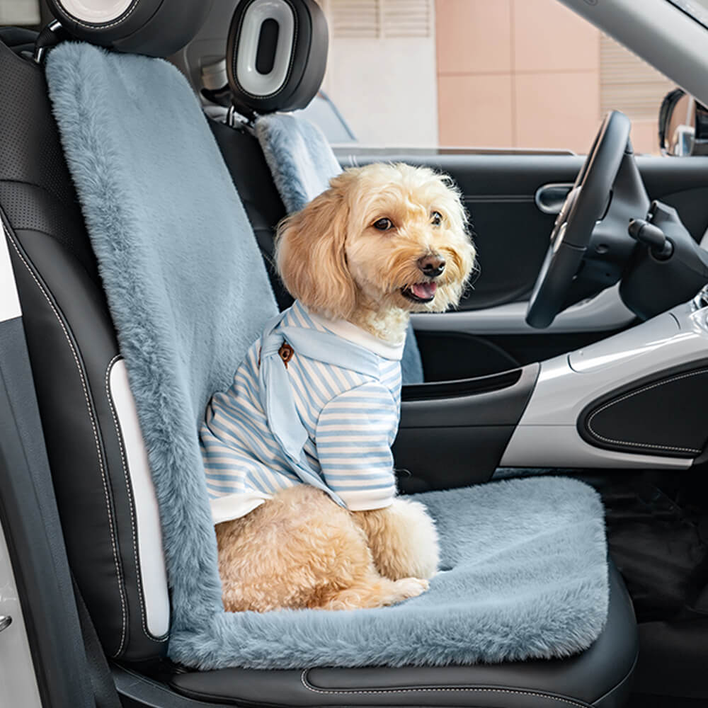 Warm Plush Universal Human Dog Car Seat Cover - Holidayae