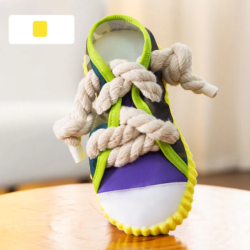 Cotton Rope Slipper Toy Dog Teething Toy - Holidayae