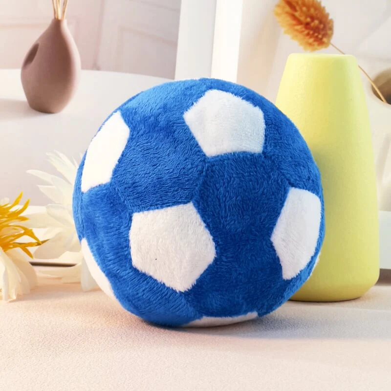 Football Plush Interactive Chew Toy Squeaky Dog Toy - Holidayae