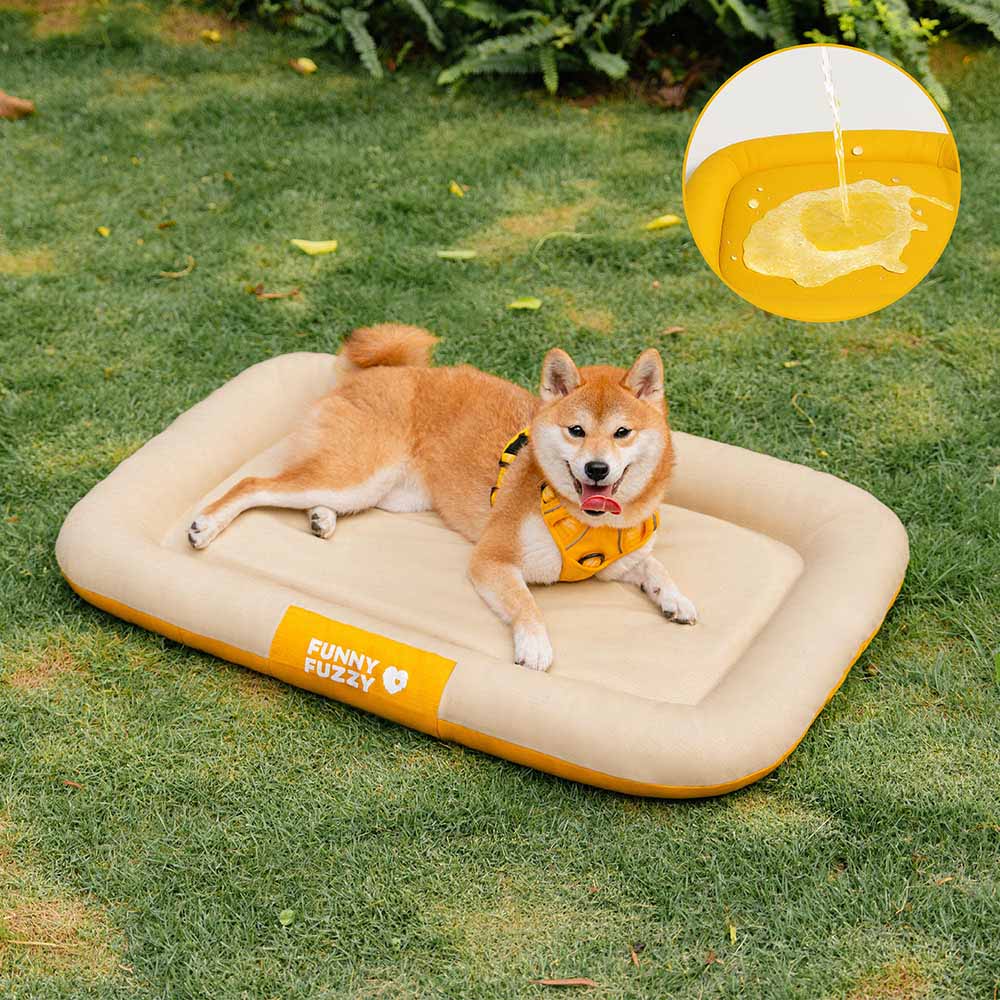 Outdoor Waterproof    Chew-proof Memory Foam Orthopedic Dog Mat - Trek Lounge - Holidayae