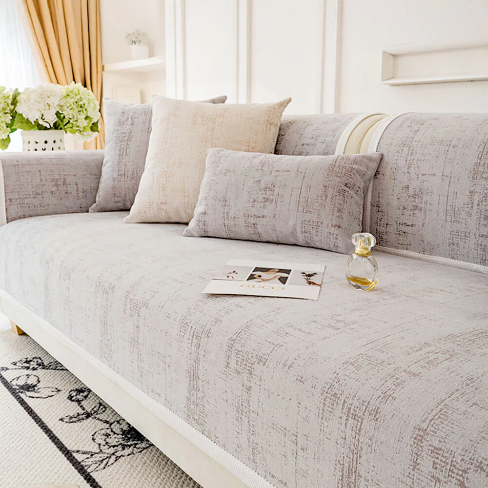 Classic Fashion Textured Thick Chenille Couch Cover - Holidayae