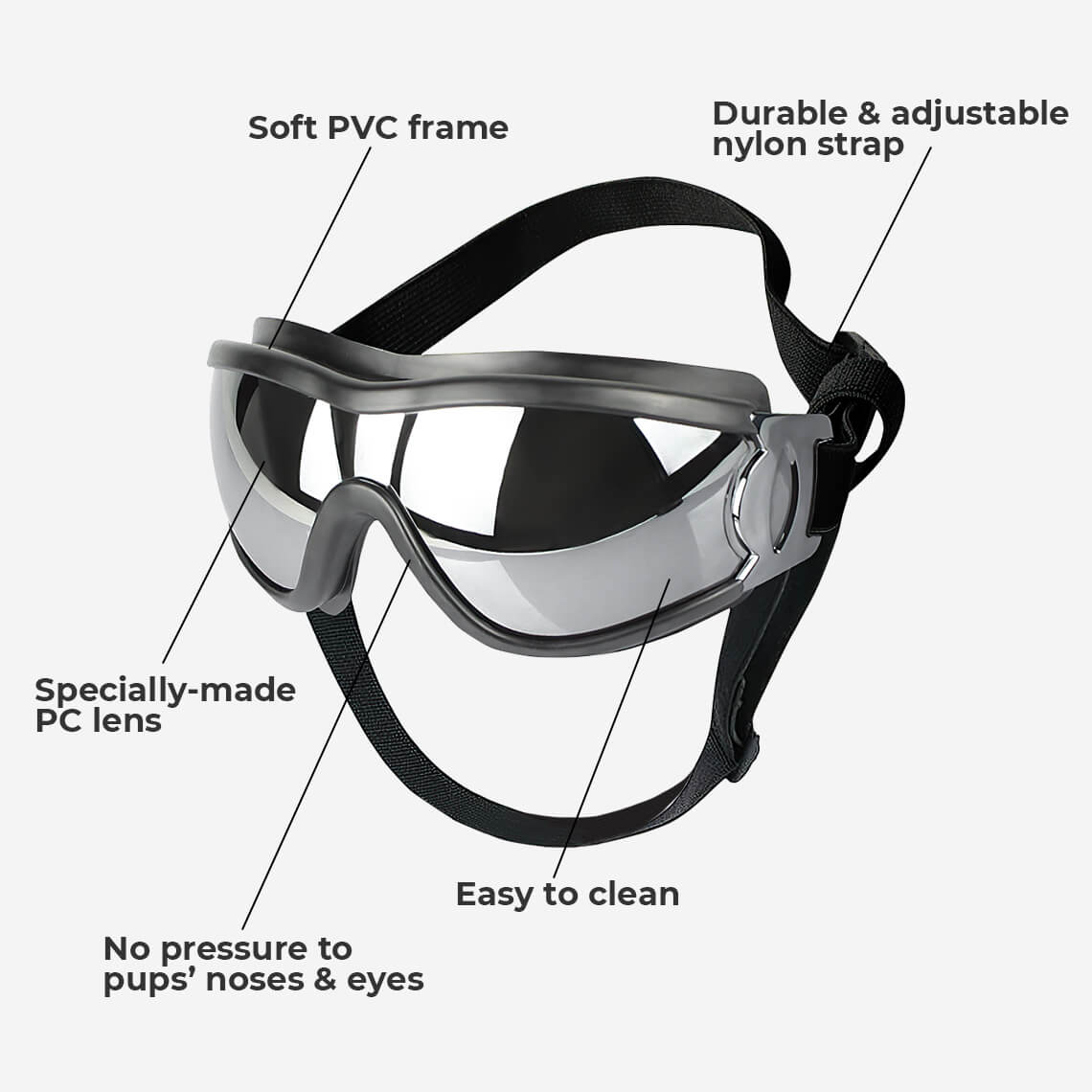 Goggles For Big Cool Dog Accessories - Holidayae