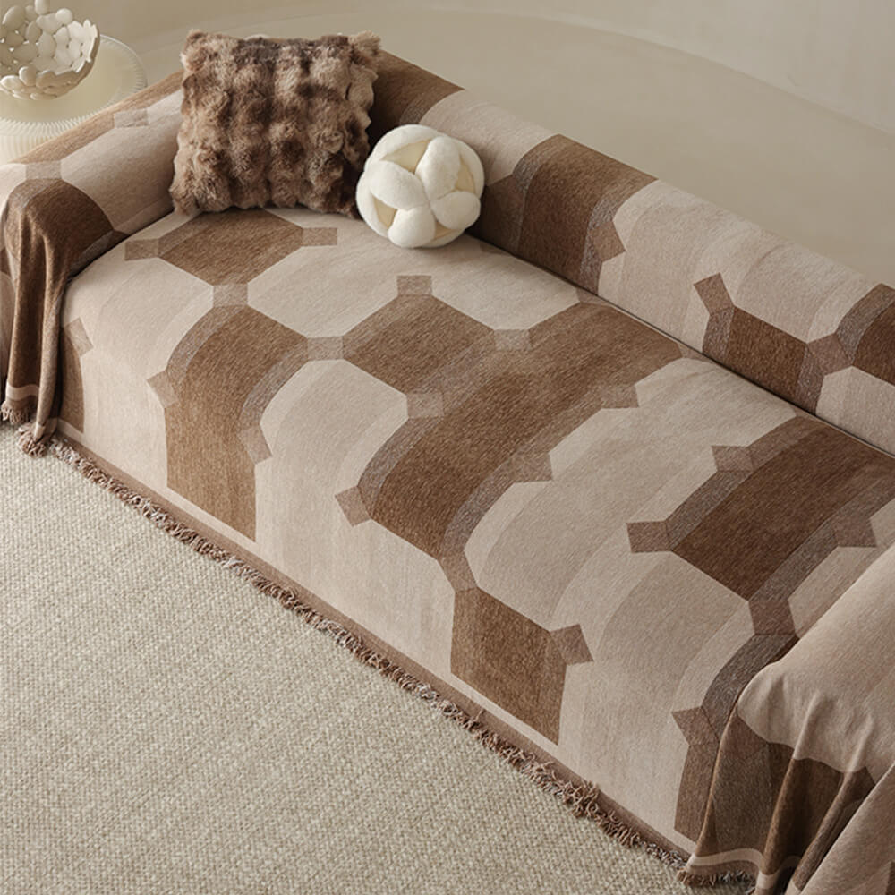 Chenille Wear-Resistant Sofa Protection Full Coverage Throw Couch Cover - Holidayae