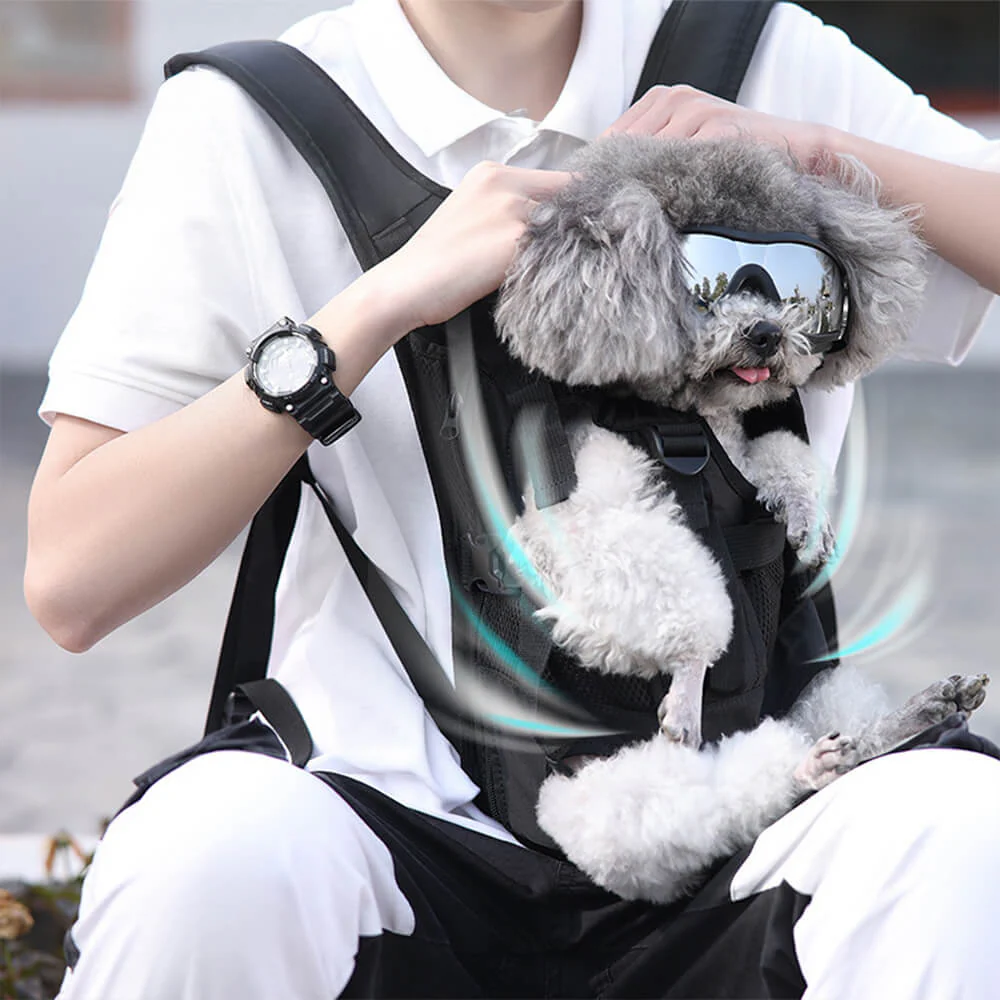 Breathable and Adjustable Portable Front-Hugging Backpack Dog Travel Bag - Holidayae