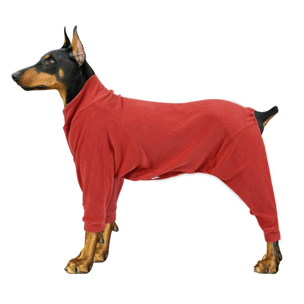Cozy Fleece Dog Pajamas - Perfect Sleepwear for Large Dogs - Holidayae