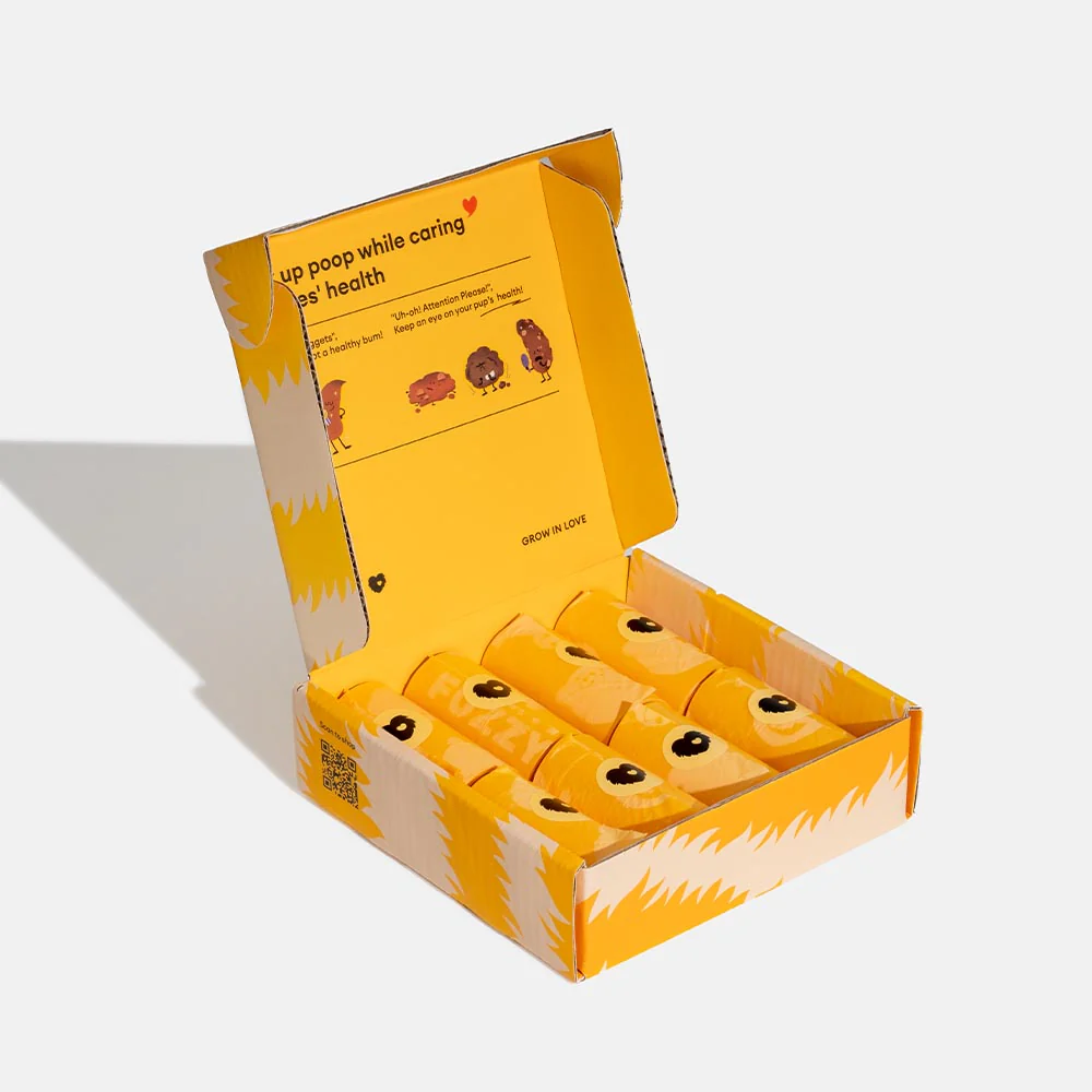 Lemon Scented Durable Recycled Poop Bags - Fresh Up - Holidayae