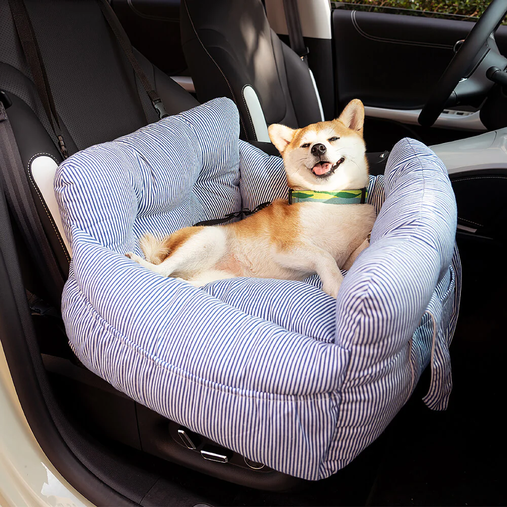 Portable Leisure Outing Pet Bolster Large Dog Car Seat Bed - Holidayae